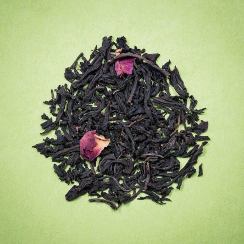 Thé Noir aromatisé rose